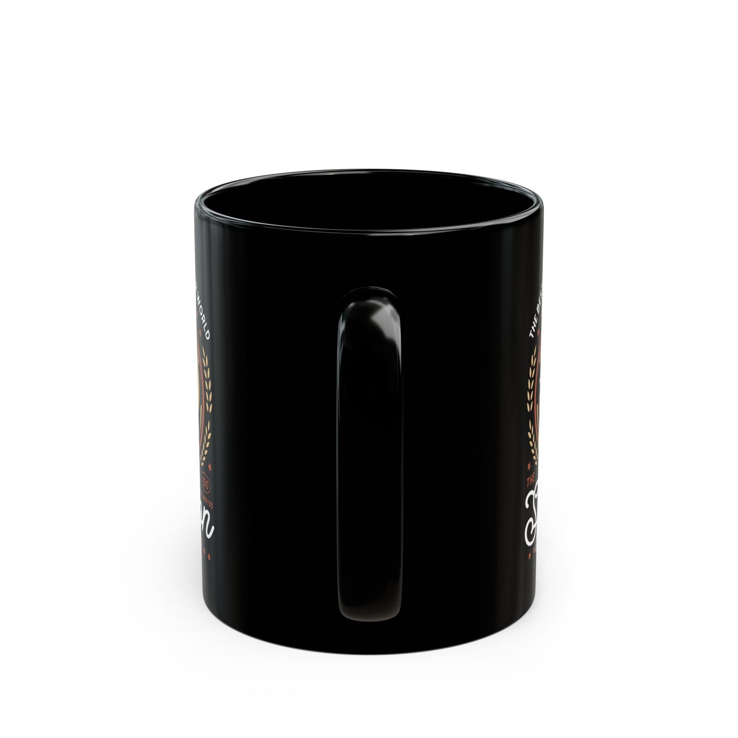 Spamton Coffee Emblem Black Mug