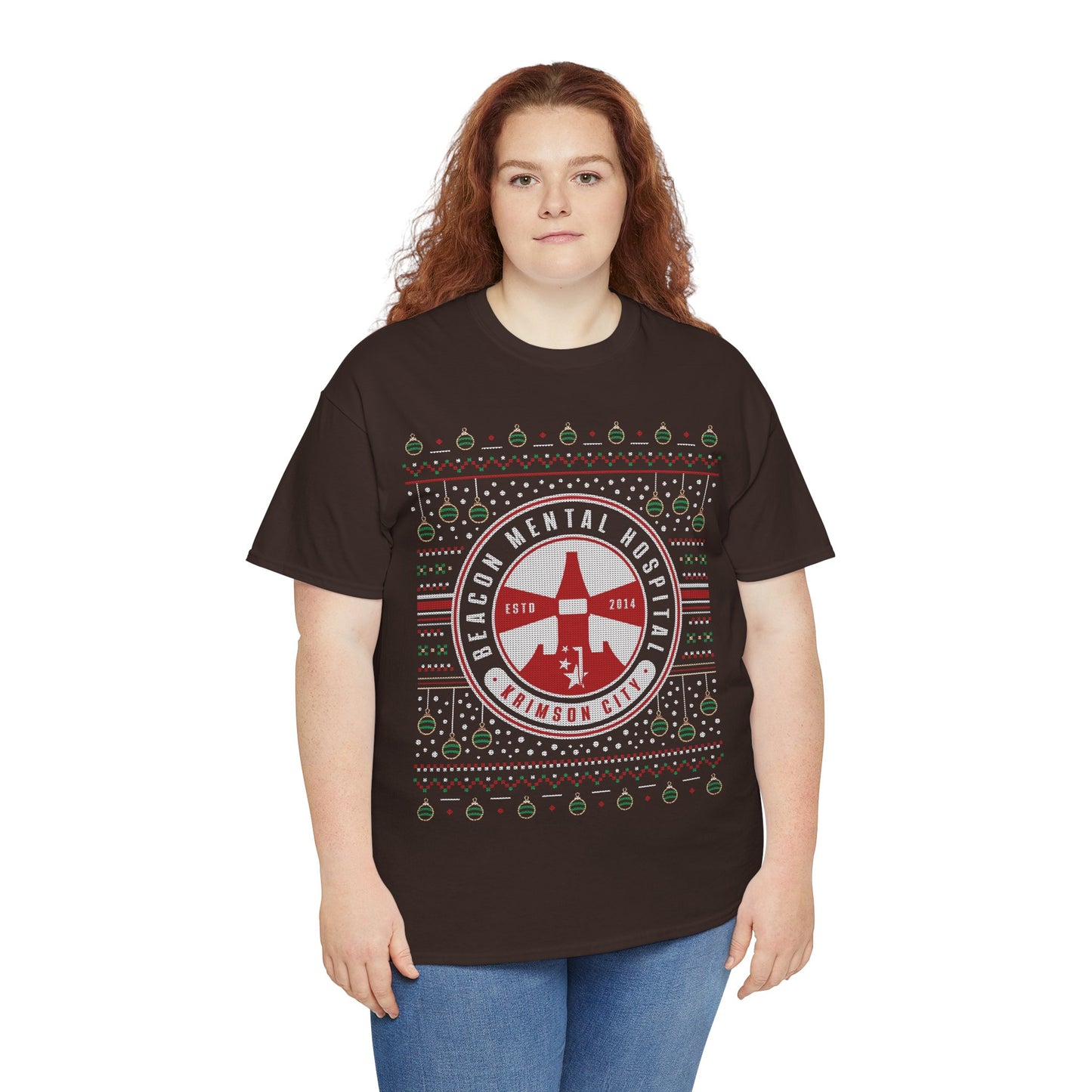 Beacon Mental Hospital Ugly Sweater Unisex T-Shirt