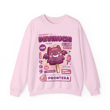 Deviruchi Ice Cream Unisex Crewneck Sweatshirt