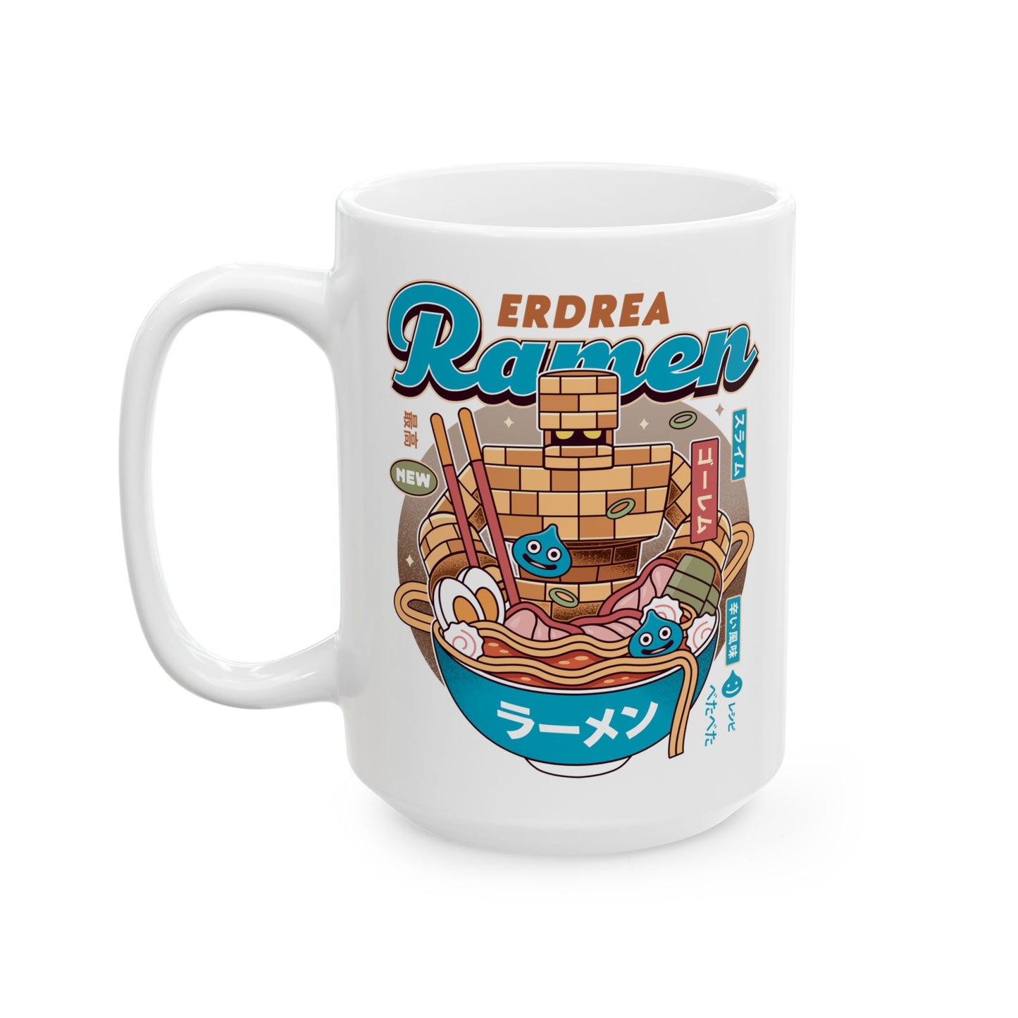 Erdrea Monsters Ramen Vintage Ceramic Mug