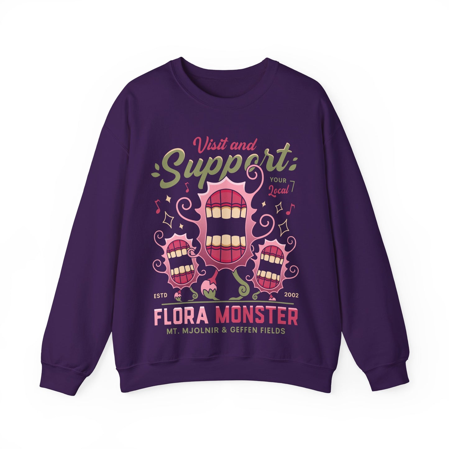 Support Geffen Field Flora Crewneck Sweatshirt