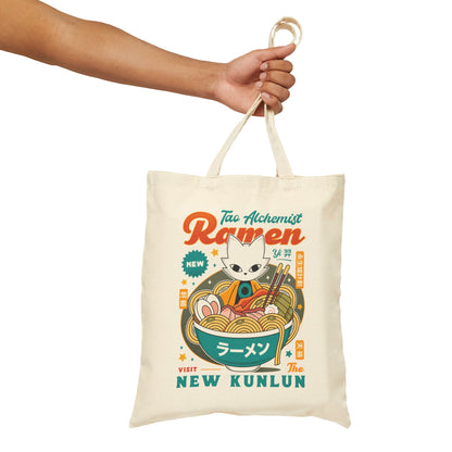 The Mysterious Alchemist Ramen Cotton Canvas Tote Bag