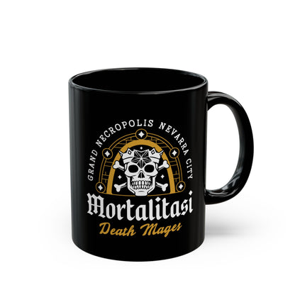 Mortalitasi Mages Emblem Black Mug