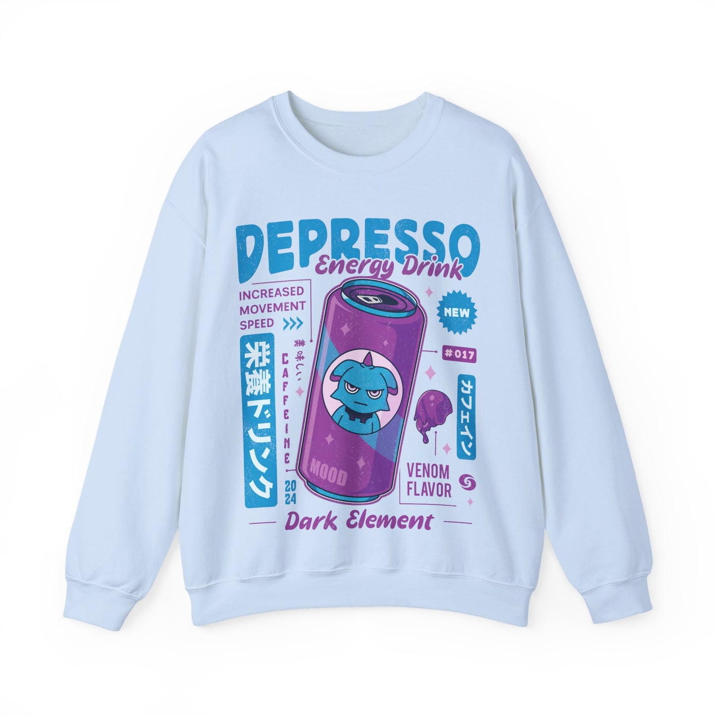 Depresso Energy Drink Unisex Crewneck Sweatshirt