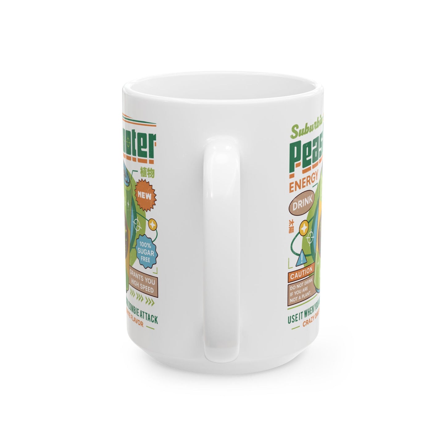 Peashooter Energy Drink Ceramic Mug