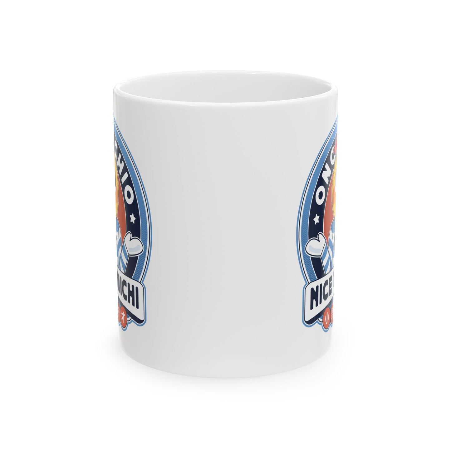 Ono Michio Vintage Emblem Ceramic Mug