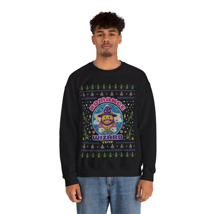 Romance Wizard Ugly Sweater Unisex Crewneck Sweatshirt