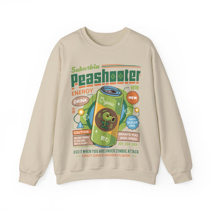 Peashooter Energy Drink Unisex Crewneck Sweatshirt