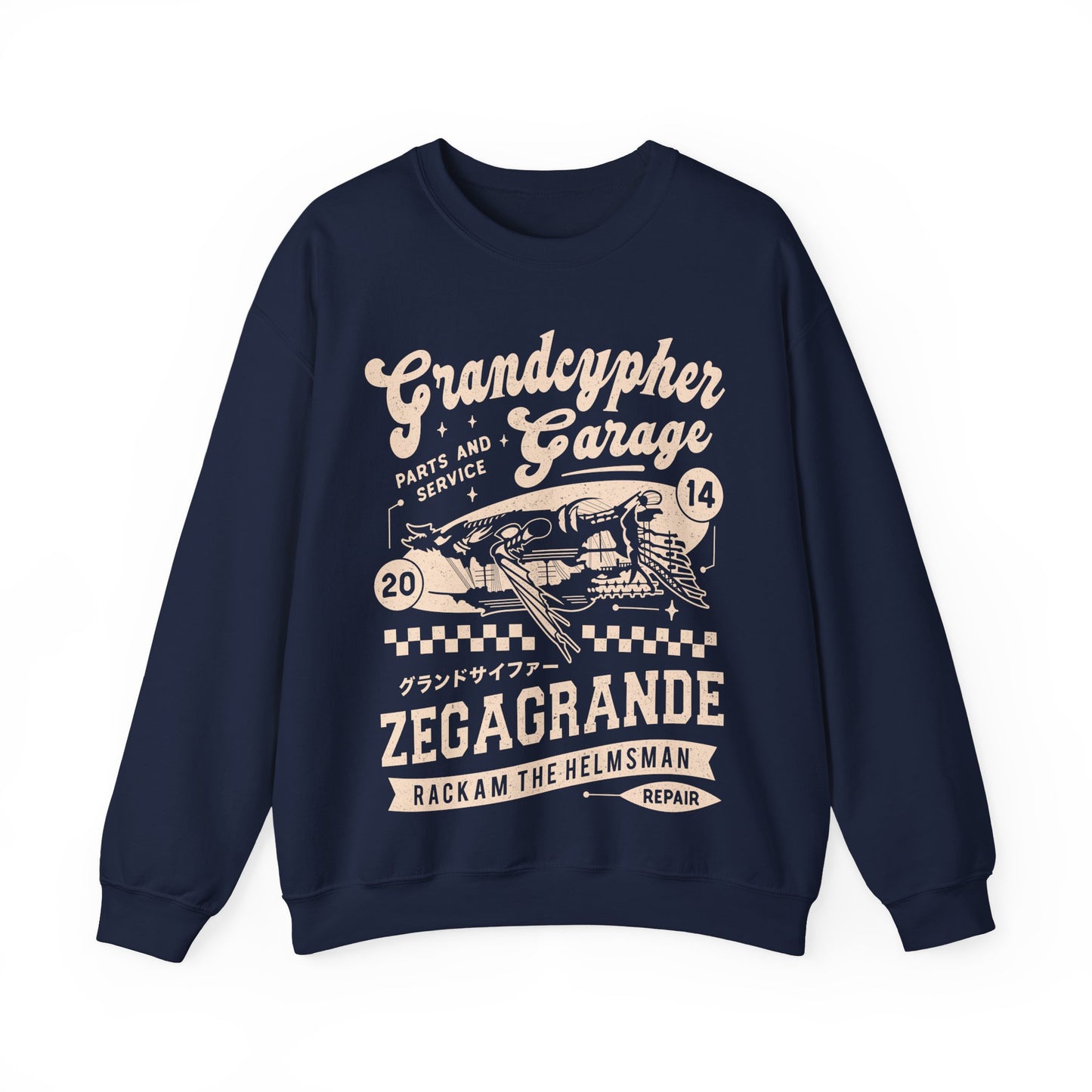 Zegagrande Garage Unisex Crewneck Sweatshirt