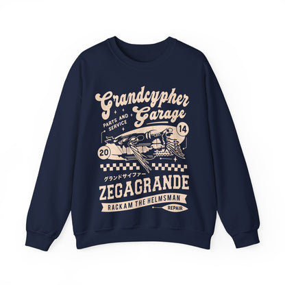 Zegagrande Garage Unisex Crewneck Sweatshirt