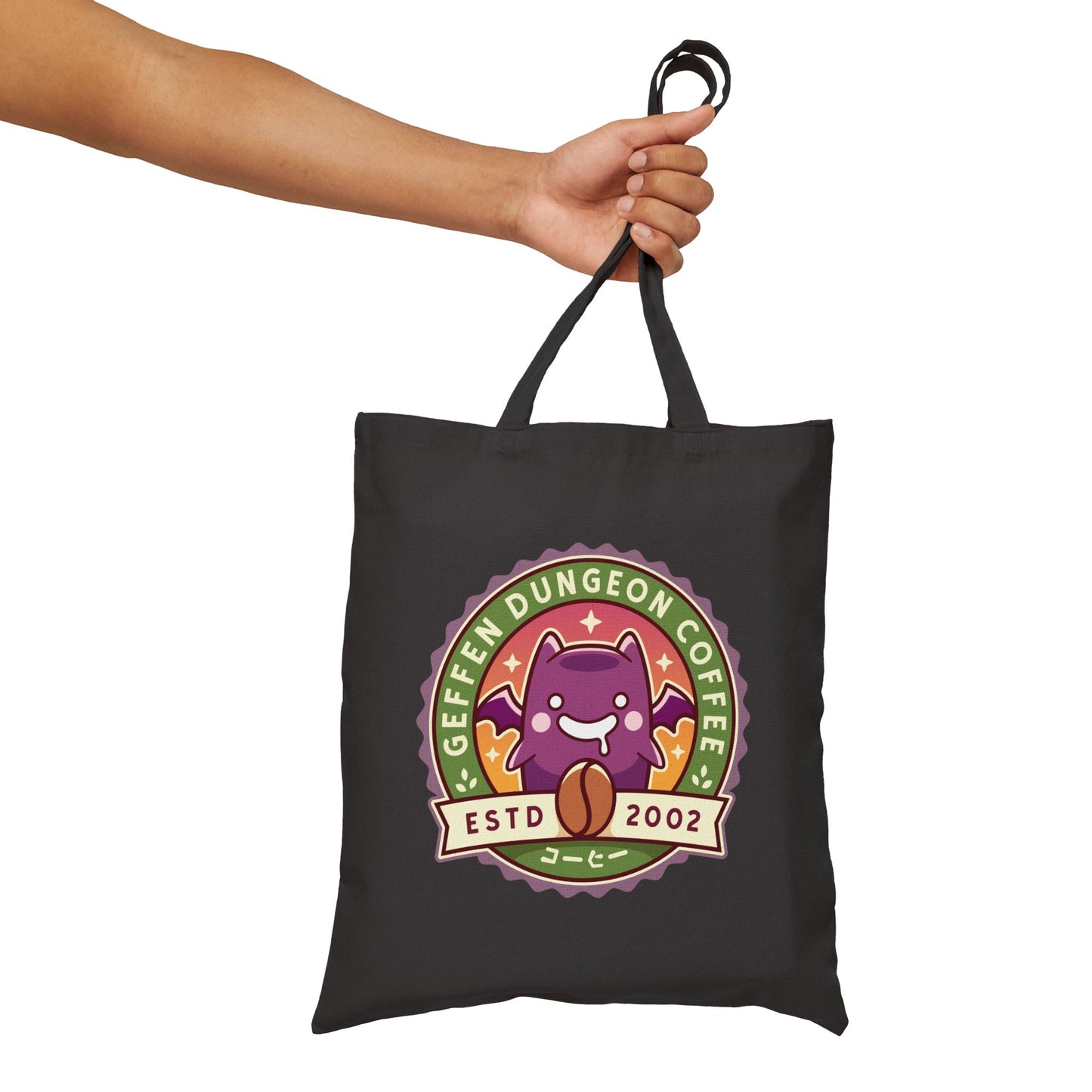 Geffen Dungeon Coffee Canvas Tote Bag