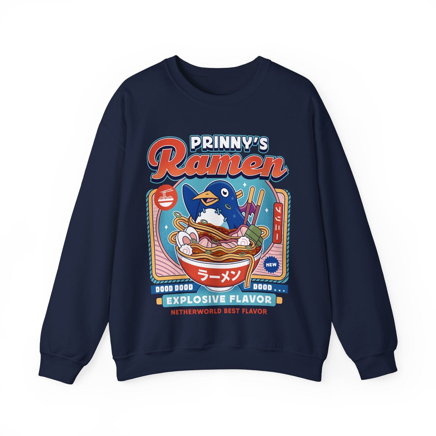 Prinny Dood Ramen Vintage Unisex Crewneck Sweatshirt