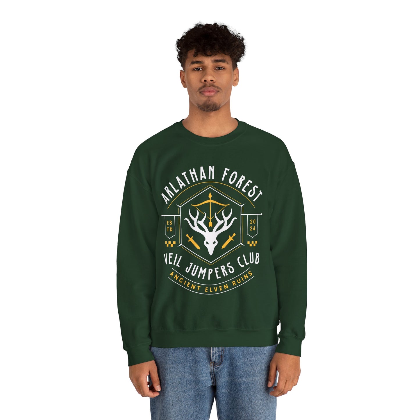 Veil Jumpers Club Emblem Unisex Crewneck Sweatshirt