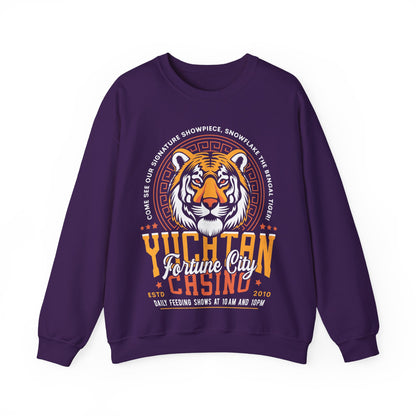 Yucatan Casino Snowflake Grunge Unisex Crewneck Sweatshirt