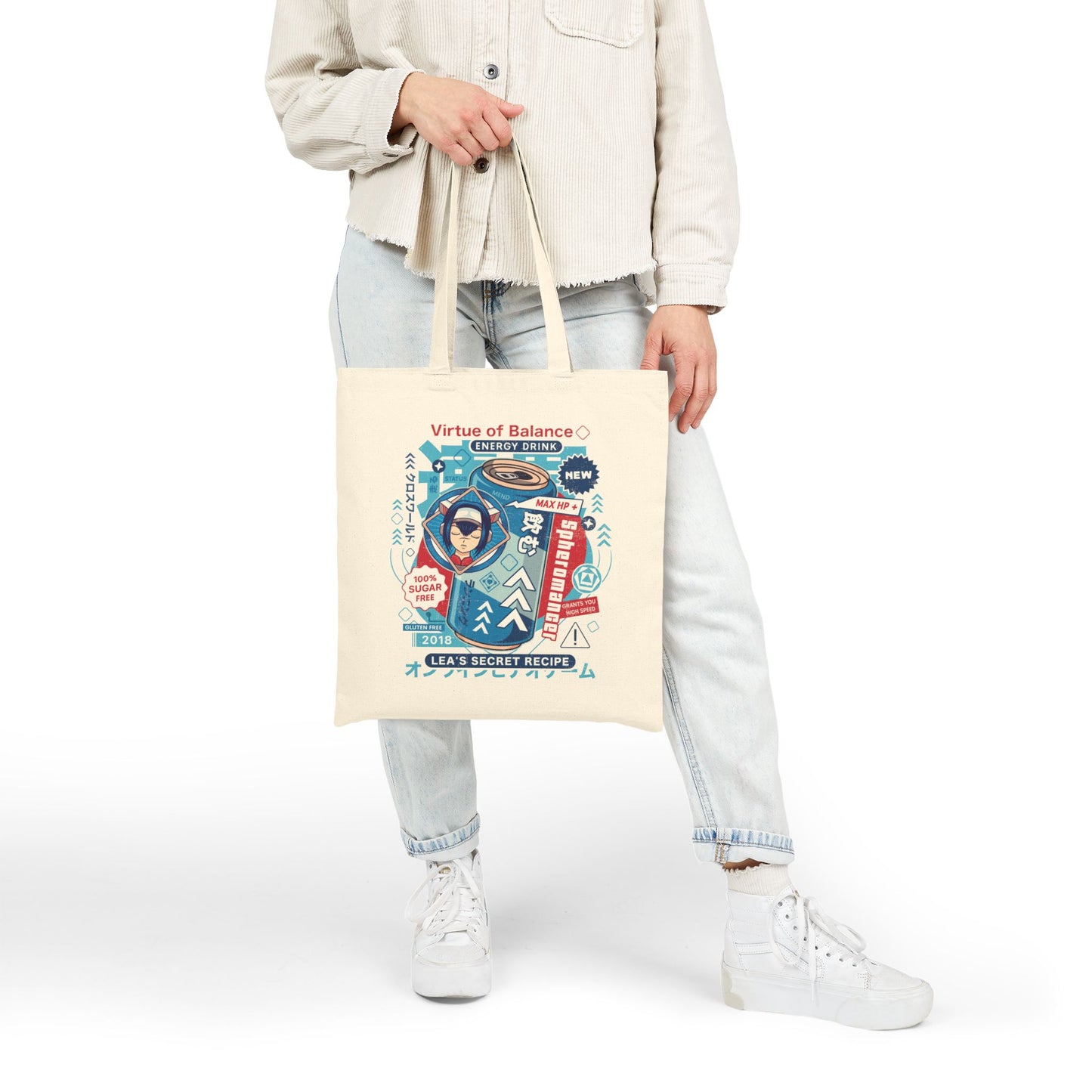 True Spheromancer Energy Drink Canvas Tote Bag