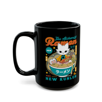 The Mysterious Alchemist Ramen Black Mug
