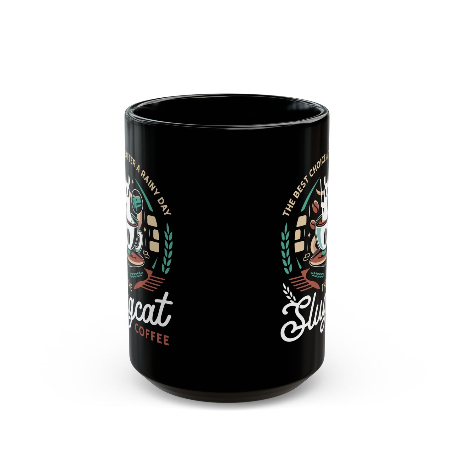 Slugcat Coffee Emblem Black Mug