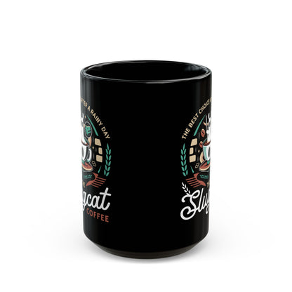 Slugcat Coffee Emblem Black Mug