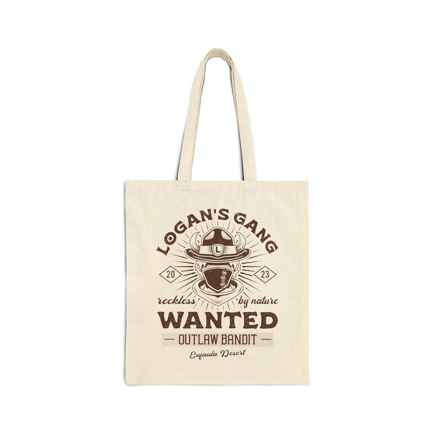 Eufaula Desert Bandit Emblem Canvas Tote Bag