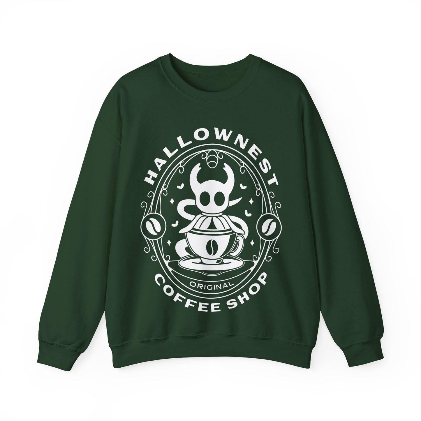 Hallownest Coffee Emblem Unisex Crewneck Sweatshirt