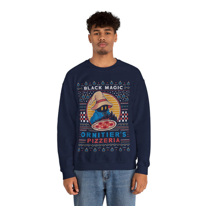 Ornitier Pizzeria Ugly Sweater Crewneck Sweatshirt