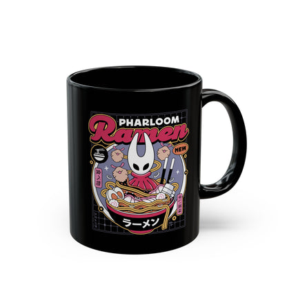 Pharloom Ramen Aesthetic Black Mug