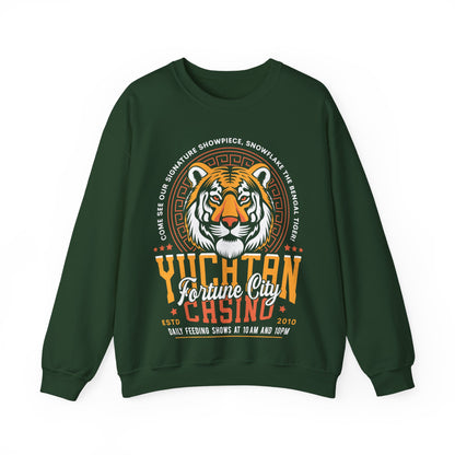 Yucatan Casino Snowflake Grunge Unisex Crewneck Sweatshirt