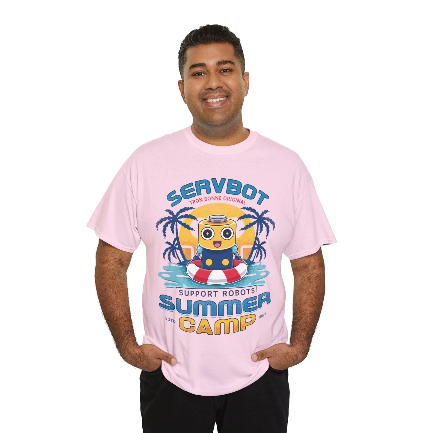 Servbot Summer Camp Vintage Unisex T-Shirt