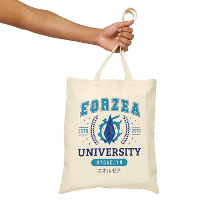 Eorzea University Cotton Canvas Tote Bag