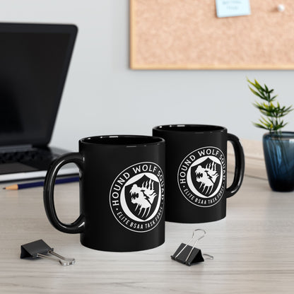 Hound Wolf Squad Crest Black Mug