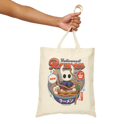 Hallownest Ramen Vintage Cotton Canvas Tote Bag