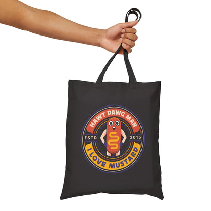 Hawt Dawg Man Emblem Canvas Tote Bag