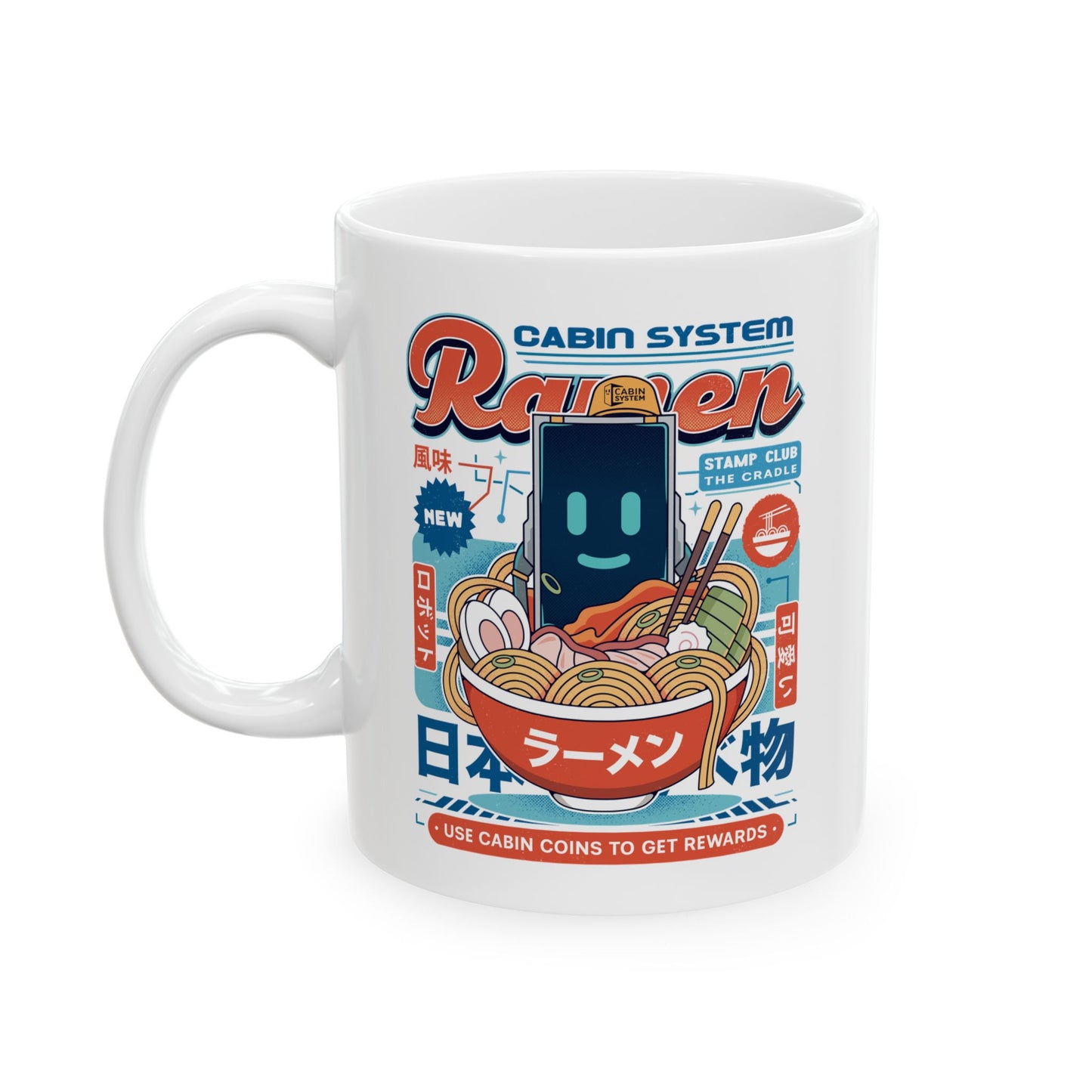 Cabin Coins Ramen Vintage Ceramic Mug