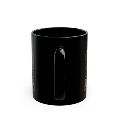 Dusa Green Tea Emblem Black Mug
