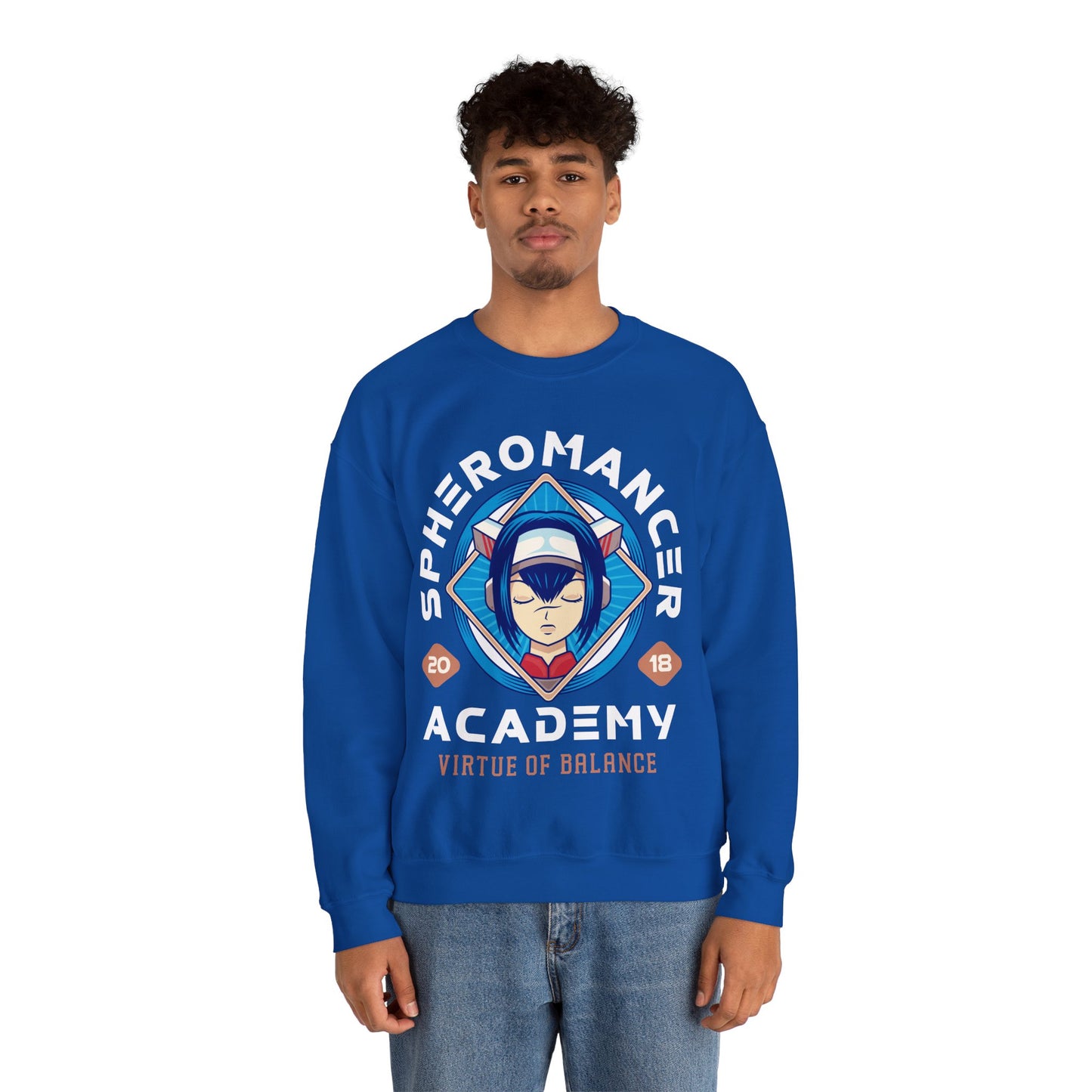 True Spheromancer Academy Unisex Crewneck Sweatshirt