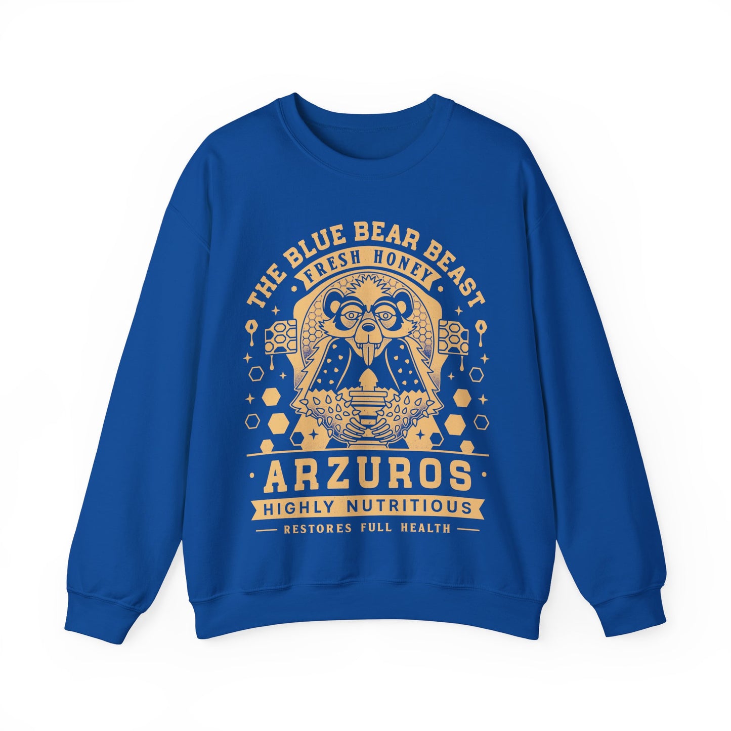 Arzuros Honey Vintage Crest Crewneck Sweatshirt