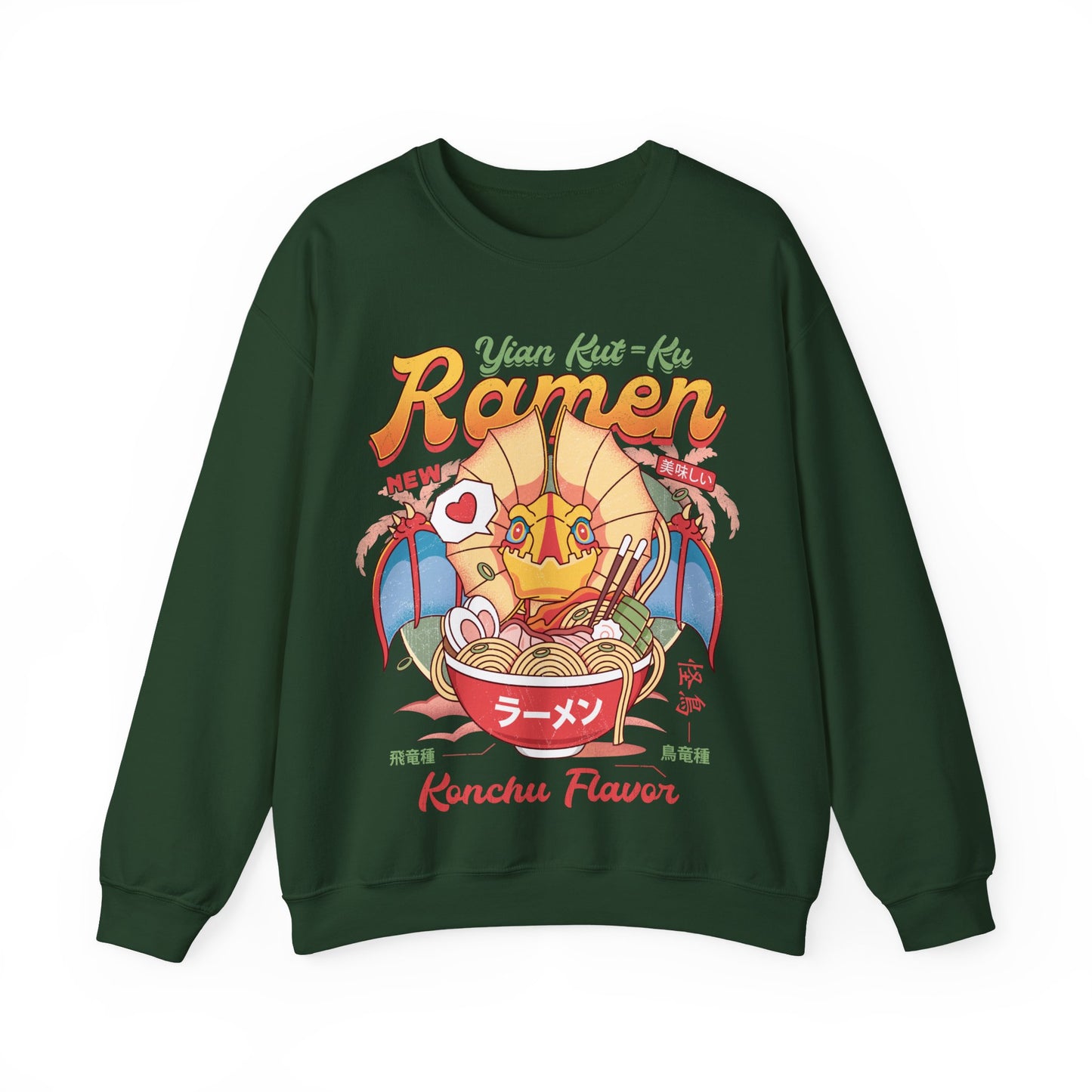 Yian Kut Ku Ramen Vintage Unisex Crewneck Sweatshirt