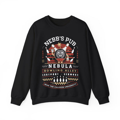 Nebb Bowling Mascot Emblem Crewneck Sweatshirt
