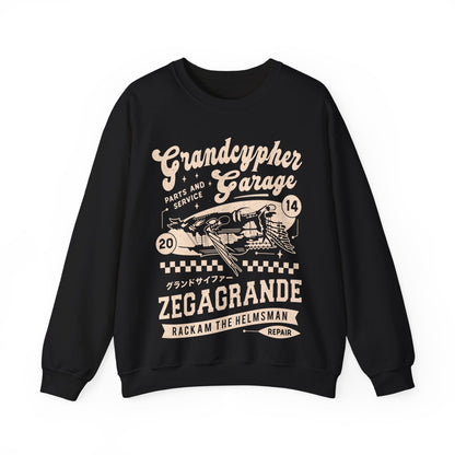 Zegagrande Garage Unisex Crewneck Sweatshirt