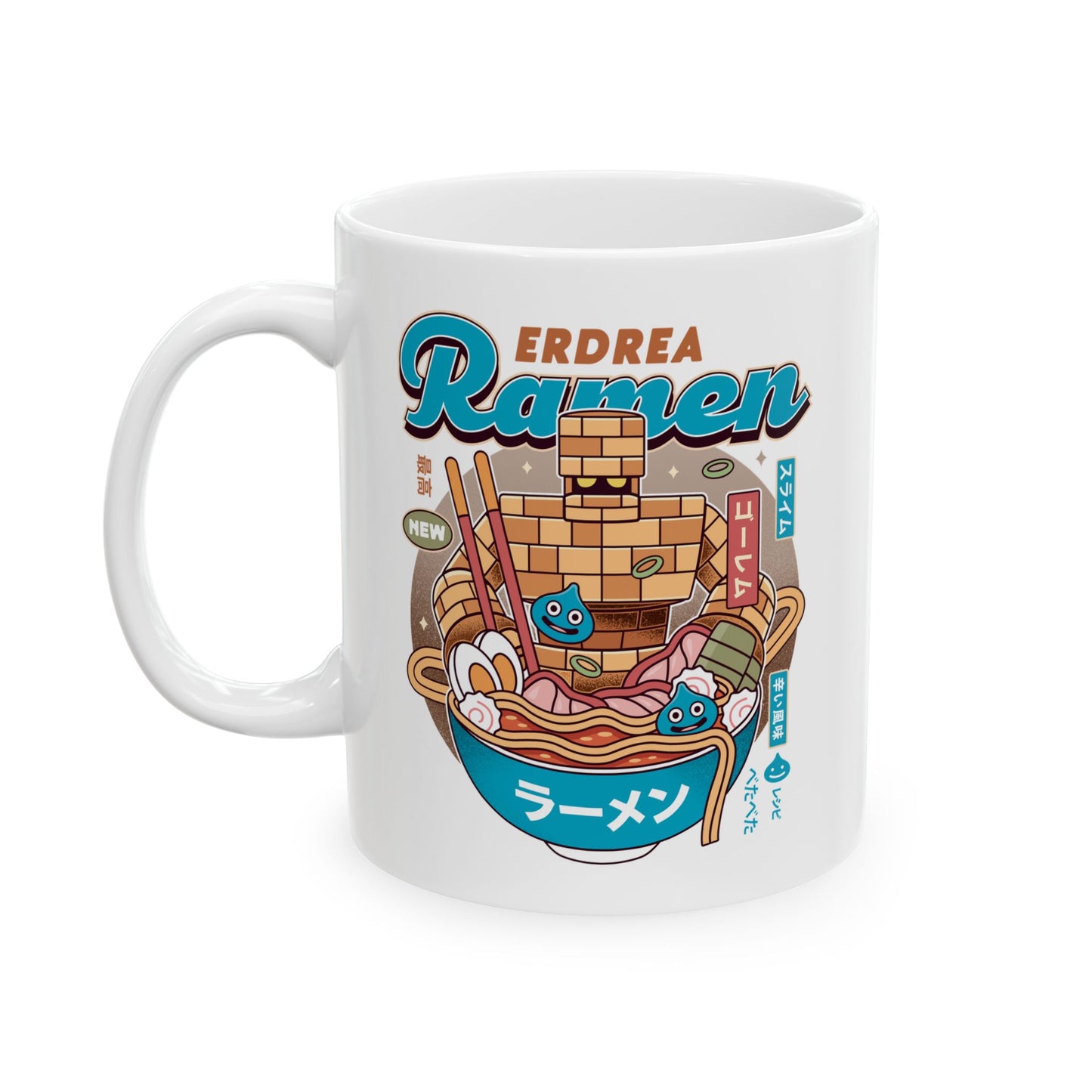 Erdrea Monsters Ramen Vintage Ceramic Mug