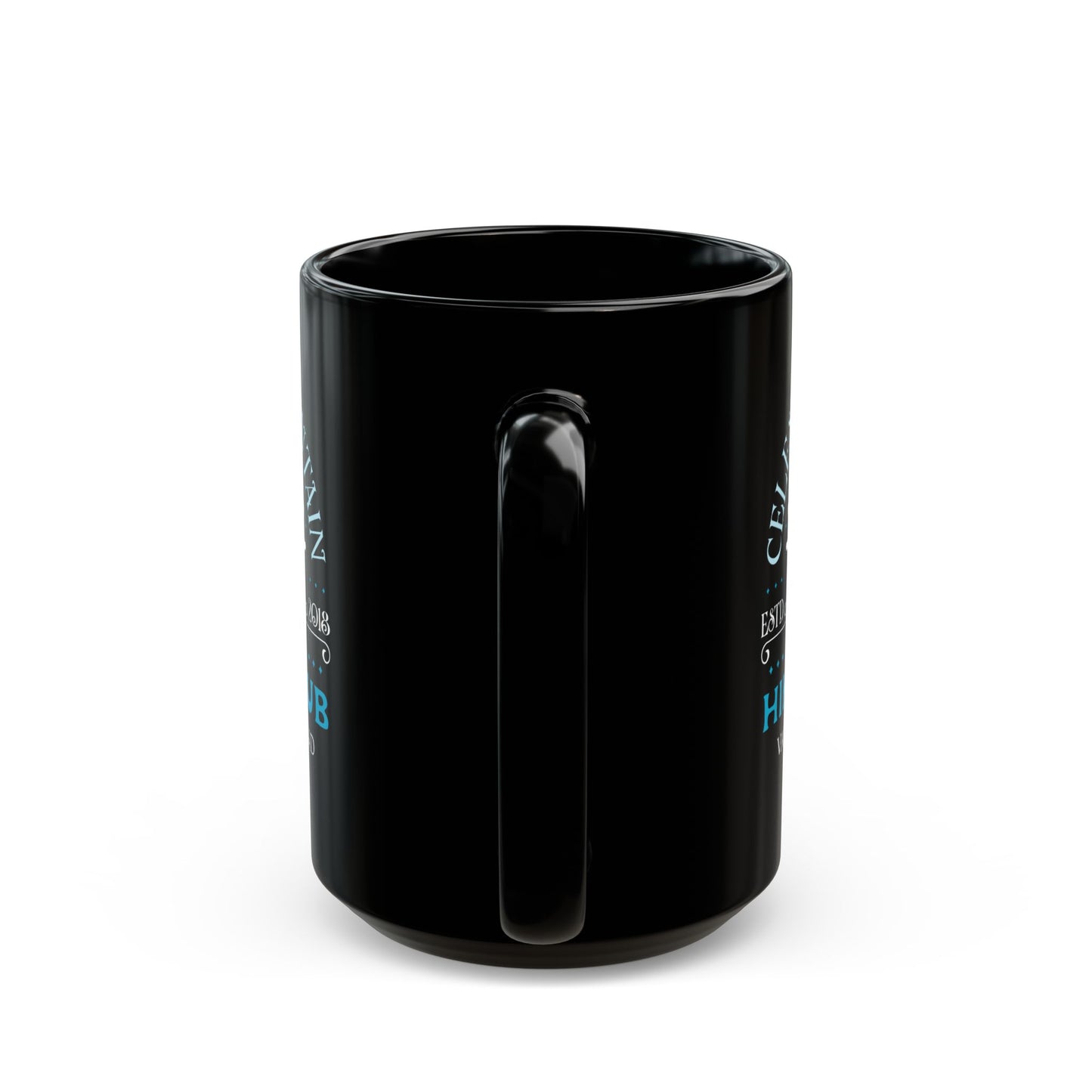 Celeste Mountain Hiking Club Black Mug