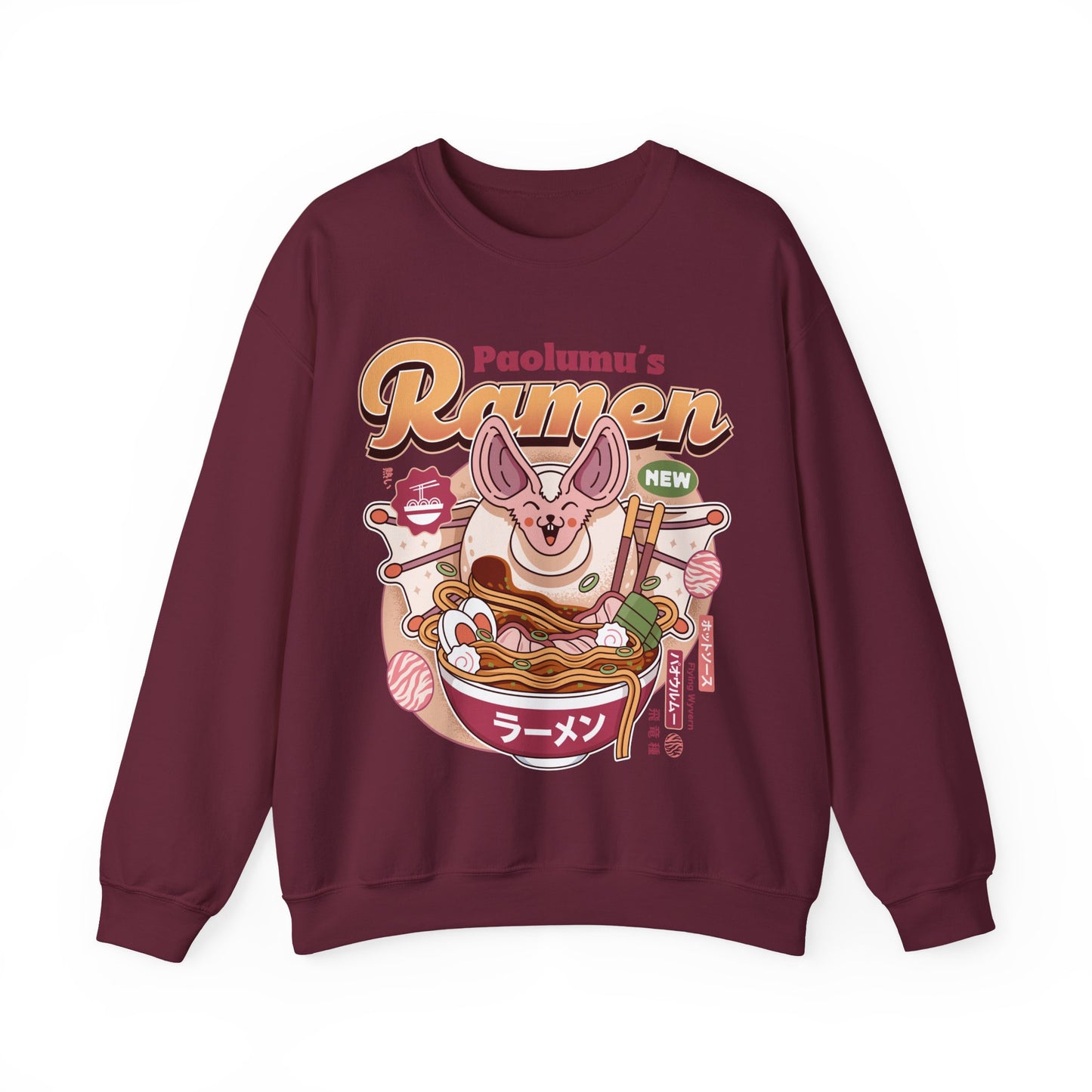 Paolumu Ramen Vintage Crewneck Sweatshirt