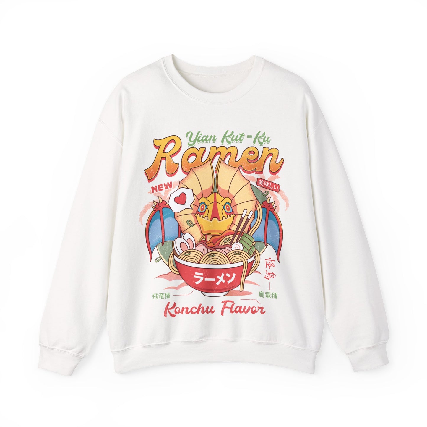 Yian Kut Ku Ramen Vintage Unisex Crewneck Sweatshirt