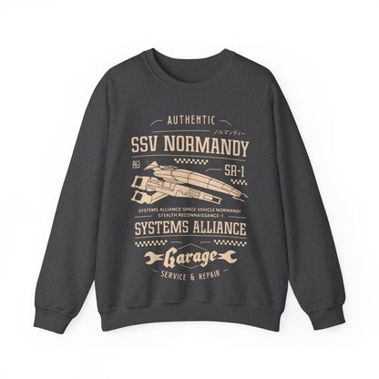 Ssv Normandy Garage Unisex Crewneck Sweatshirt