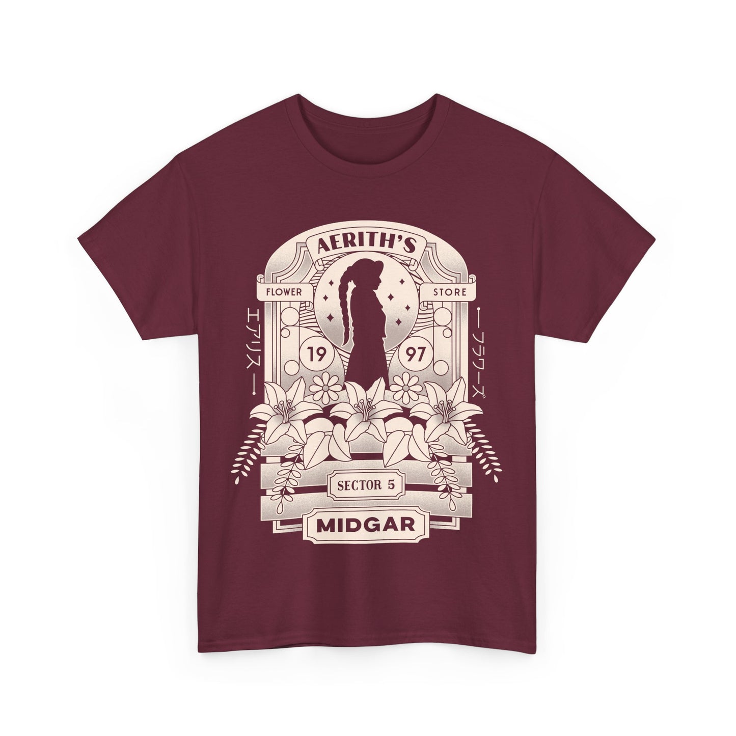 Aerith And Flowers Unisex T-Shirt