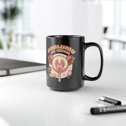 Paolumu Ice Cream Black Mug