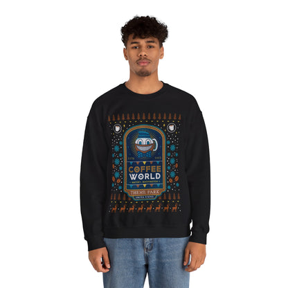 Watery Coffee World Ugly Sweater Unisex Crewneck Sweatshirt