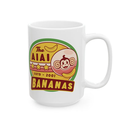 Aiai Bananas Emblem Ceramic Mug