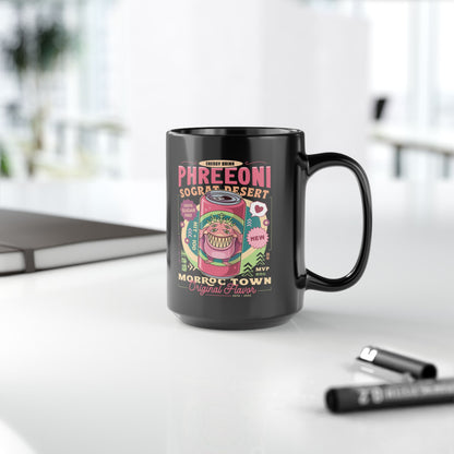 Phreeoni Energy Drink Black Mug