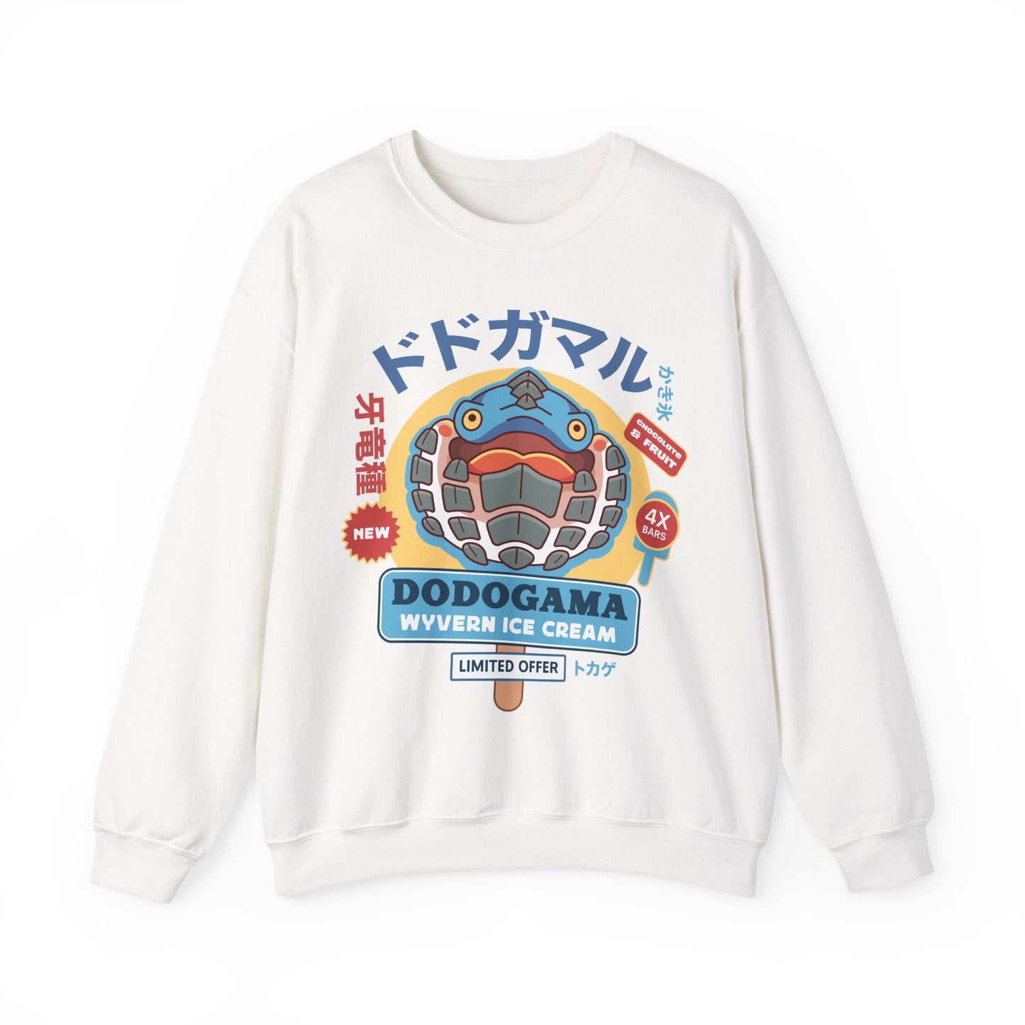 Dodogama Ice Cream Unisex Crewneck Sweatshirt